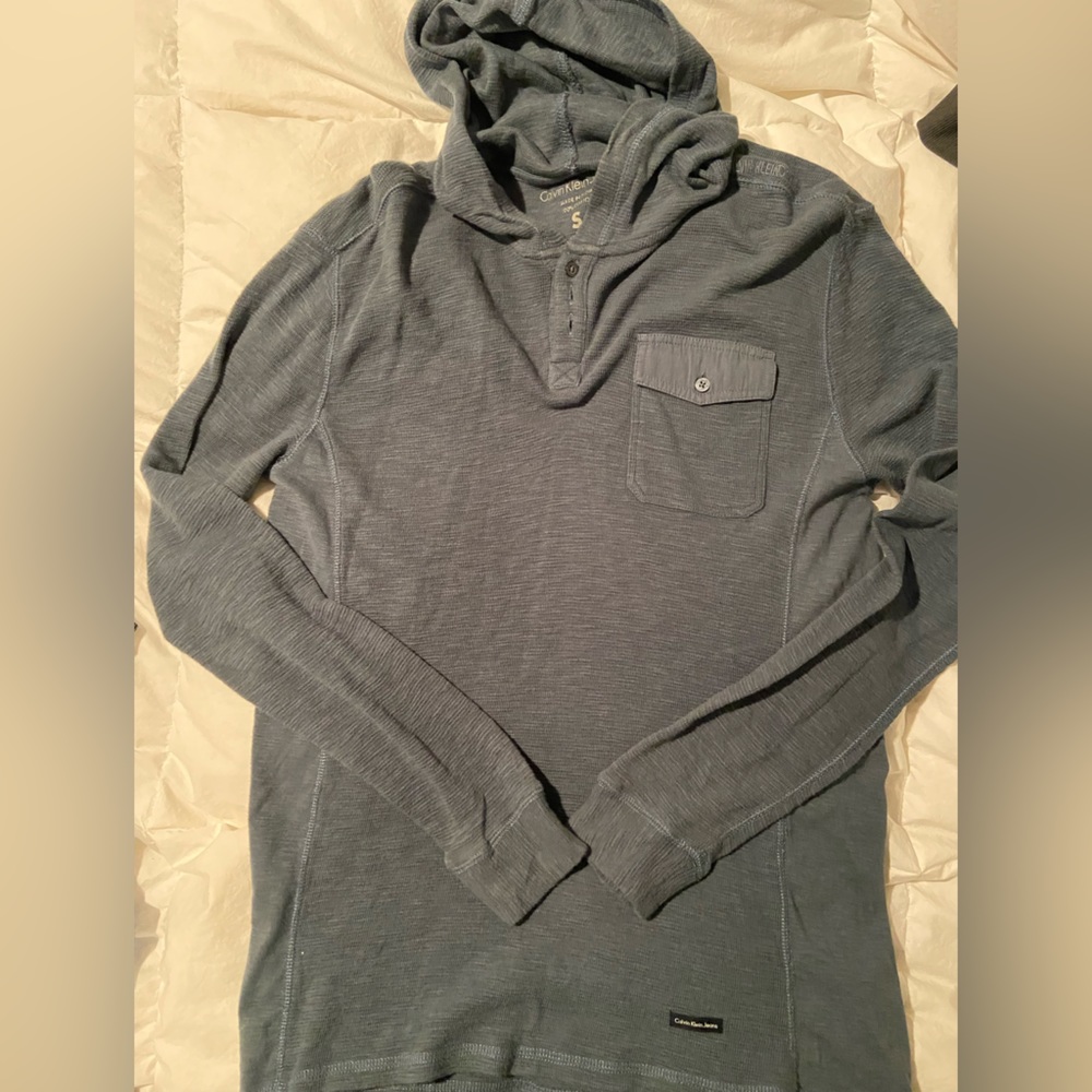 Calvin Klein Hooded Henley
